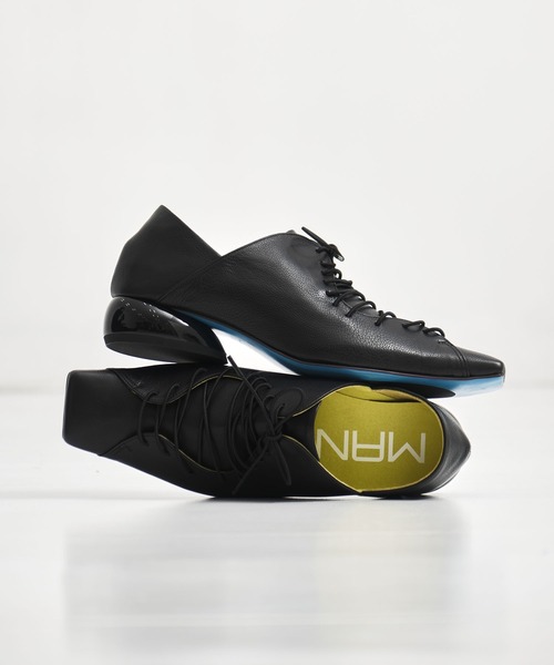MANA/マナ】lace-up square toe pumps/レースアップスクエアトゥ