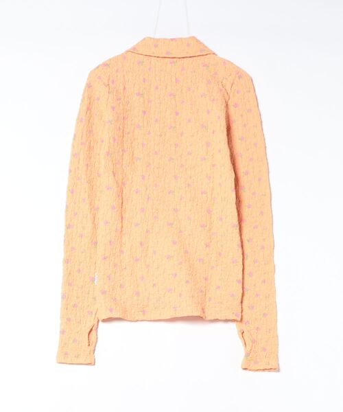 Little sunny bite(リトルサニーバイト)の「littlesunnybite/リトルサニーバイト/floral zip up cardigan(カーディガン/ボレロ・レディース・アイボリー/ピンク/オレンジ・M/S)」の14枚目の写真
