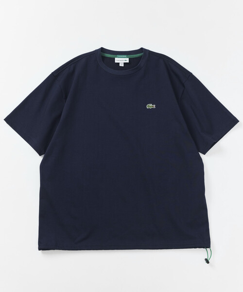 LACOSTE(ラコステ)の「LACOSTE/ラコステ 【別注】スピンドル付き 半袖Tシャツ 吸水性 接触冷感 リラックスシルエット(Tシャツ/カットソー・メンズ・ブラック/ネイビー/ピンク/イエロー/オリーブ/オフホワイト・SMALL/MEDIUM/LARGE)」の8枚目の写真