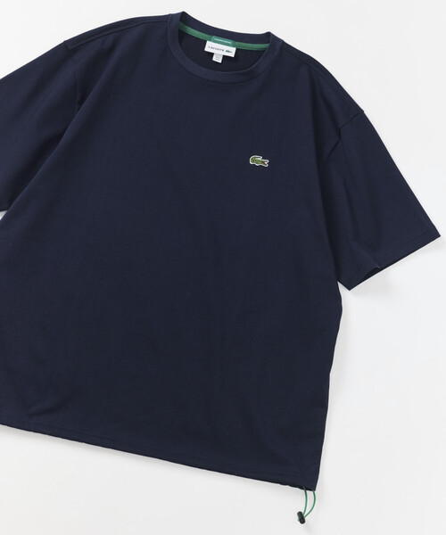 LACOSTE(ラコステ)の「LACOSTE/ラコステ 【別注】スピンドル付き 半袖Tシャツ 吸水性 接触冷感 リラックスシルエット(Tシャツ/カットソー・メンズ・ブラック/ネイビー/ピンク/イエロー/オリーブ/オフホワイト・SMALL/MEDIUM/LARGE)」の9枚目の写真