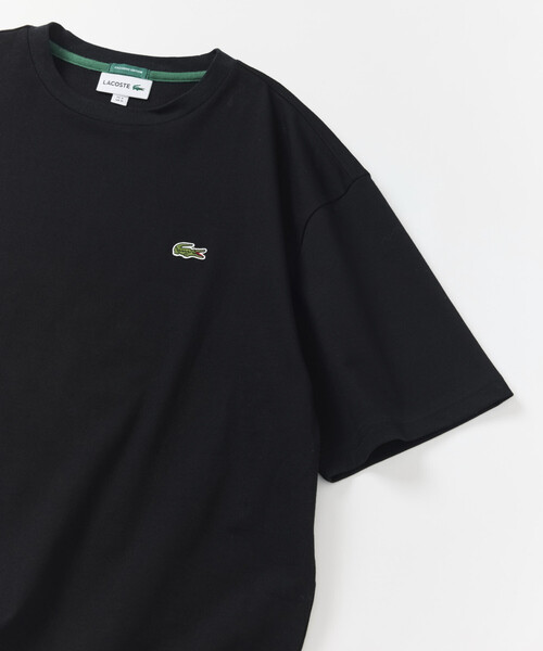 LACOSTE(ラコステ)の「LACOSTE/ラコステ 【別注】スピンドル付き 半袖Tシャツ 吸水性 接触冷感 リラックスシルエット(Tシャツ/カットソー・メンズ・ブラック/ネイビー/ピンク/イエロー/オリーブ/オフホワイト・SMALL/MEDIUM/LARGE)」の18枚目の写真