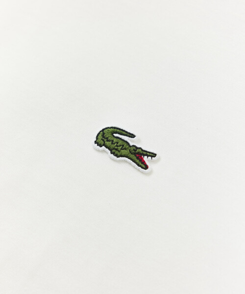 LACOSTE(ラコステ)の「LACOSTE/ラコステ 【別注】スピンドル付き 半袖Tシャツ 吸水性 接触冷感 リラックスシルエット(Tシャツ/カットソー・メンズ・ブラック/ネイビー/ピンク/イエロー/オリーブ/オフホワイト・SMALL/MEDIUM/LARGE)」の21枚目の写真