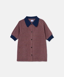 SEAGREEN | SEAGREEN(シーグリーン) PILE BORDER TIGHT BLOUSE パイルボーダータイトブラウス(シャツ/ブラウス)