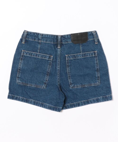 ALLSAINTS(オールセインツ)の「TAY MID RISE DENIM SHORTS | TAY ミッドライズ デニム ショーツ(デニムパンツ・レディース・ダークインディゴブルー・24/25/26/27)」の2枚目の写真