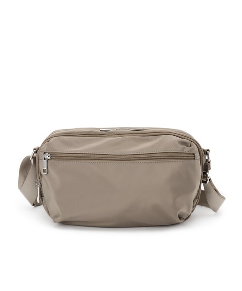 ITS'DEMO（イッツデモ）の「【8ポケット】裏地ストライプショルダー（ショルダーバッグ・レディース・ベビーピンク/ナチュラル/チャコールグレー/ブラック・00）」の11枚目の写真