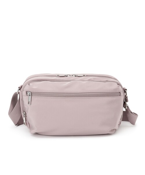 ITS'DEMO（イッツデモ）の「【8ポケット】裏地ストライプショルダー（ショルダーバッグ・レディース・ベビーピンク/ナチュラル/チャコールグレー/ブラック・00）」の12枚目の写真