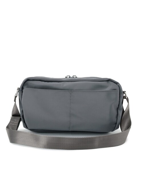 ITS'DEMO（イッツデモ）の「【8ポケット】裏地ストライプショルダー（ショルダーバッグ・レディース・ベビーピンク/ナチュラル/チャコールグレー/ブラック・00）」の14枚目の写真