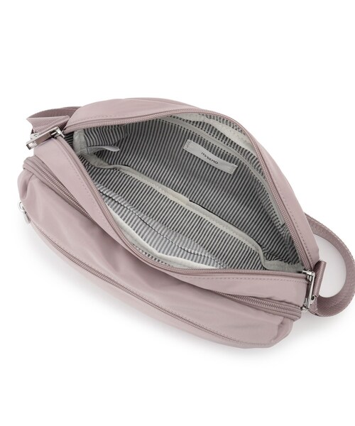 ITS'DEMO（イッツデモ）の「【8ポケット】裏地ストライプショルダー（ショルダーバッグ・レディース・ベビーピンク/ナチュラル/チャコールグレー/ブラック・00）」の19枚目の写真