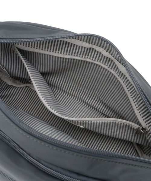 ITS'DEMO（イッツデモ）の「【8ポケット】裏地ストライプショルダー（ショルダーバッグ・レディース・ベビーピンク/ナチュラル/チャコールグレー/ブラック・00）」の21枚目の写真