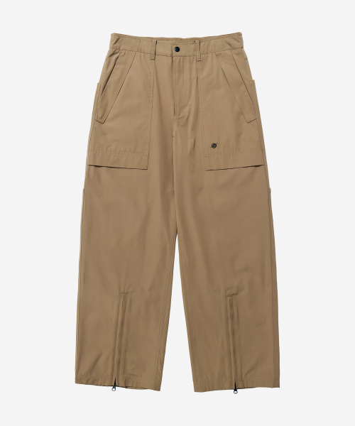 KALAPATTHAR(カラパタール)の「Poly Cotton RIB Track Zip Pants - BEIGE(その他パンツ・メンズ・その他・MEDIUM/LARGE/X-LARGE)」の3枚目の写真
