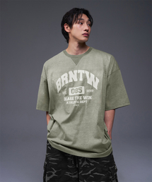 BRNTW PIGMENT EXTRA FIT T-SHIRTS [KHAKI]