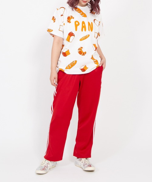 PUNYUS（プニュズ）の「【新サイズ】フード総柄Ｔシャツ(PAN)（Tシャツ/カットソー・レディース・ベージュ・1/2/3/4/5）」の14枚目の写真