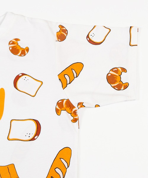 PUNYUS（プニュズ）の「【新サイズ】フード総柄Ｔシャツ(PAN)（Tシャツ/カットソー・レディース・ベージュ・1/2/3/4/5）」の4枚目の写真