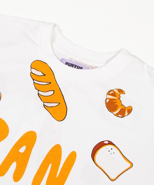 PUNYUS（プニュズ）の「【新サイズ】フード総柄Ｔシャツ(PAN)（Tシャツ/カットソー・レディース・ベージュ・1/2/3/4/5）」の6枚目の写真