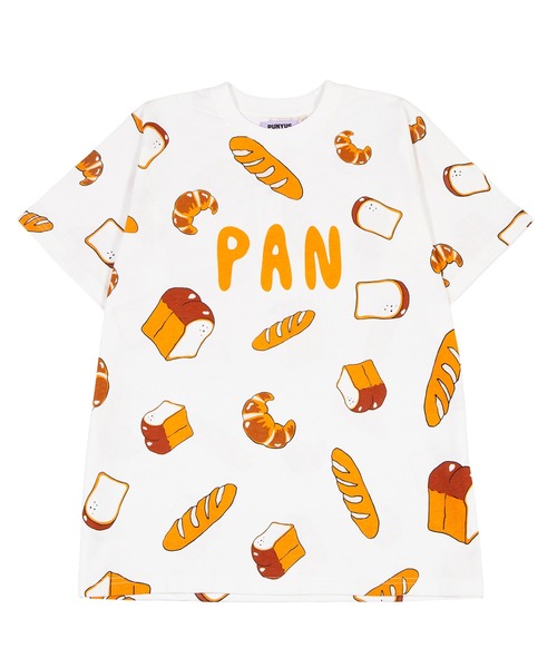 PUNYUS（プニュズ）の「【新サイズ】フード総柄Ｔシャツ(PAN)（Tシャツ/カットソー・レディース・ベージュ・1/2/3/4/5）」の8枚目の写真