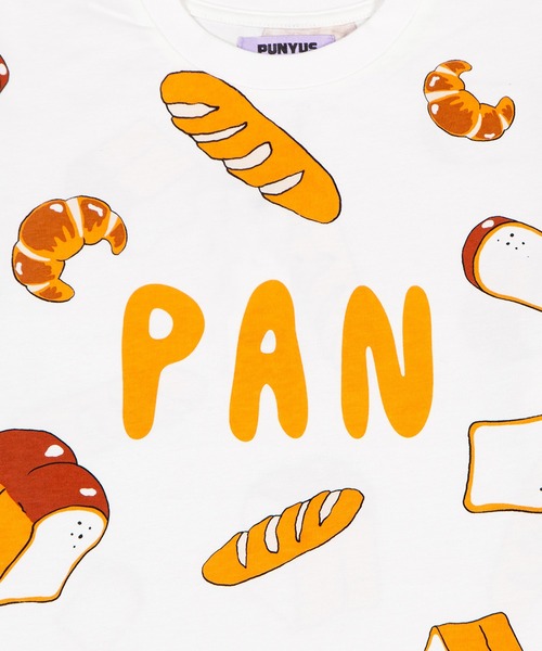 PUNYUS（プニュズ）の「【新サイズ】フード総柄Ｔシャツ(PAN)（Tシャツ/カットソー・レディース・ベージュ・1/2/3/4/5）」の9枚目の写真