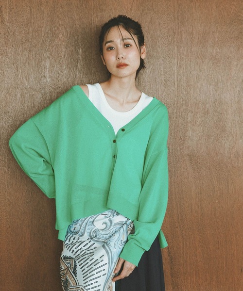 GLOBAL WORK(グローバルワーク)の「Beauteeクルーリブタンク/633985(タンクトップ・レディース・ブラック/ホワイト/ダークグレー・MEDIUM/LARGE)」の12枚目の写真