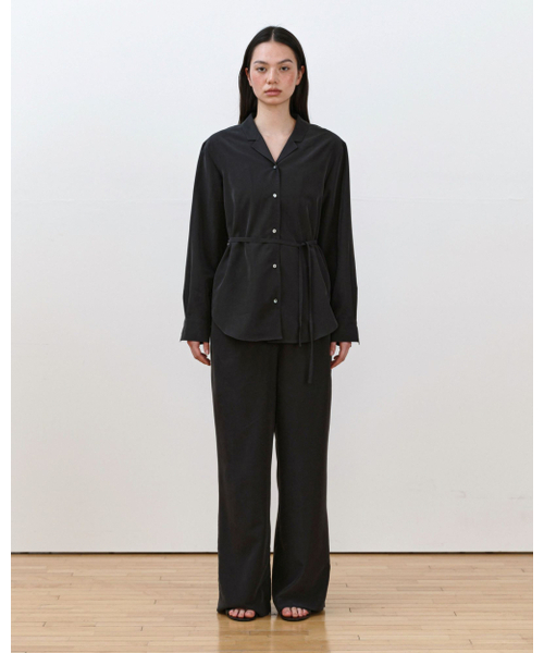 Dinah Wide Pants [Black]