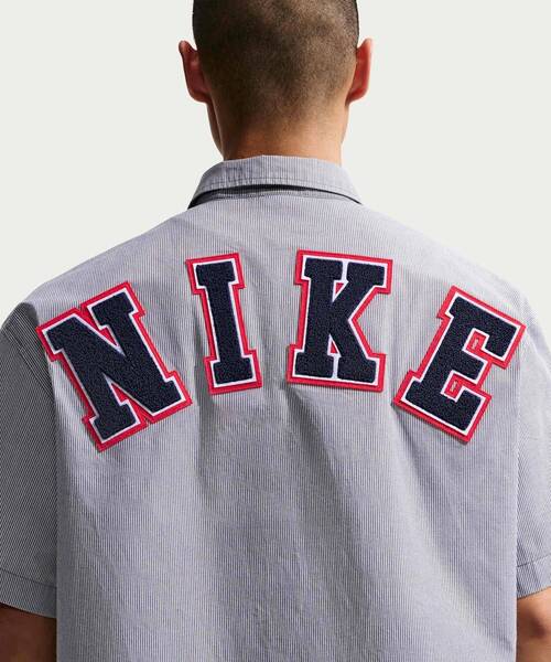 ナイキ ライフ メンズ ショートスリーブ ボタンダウン トップス / Nike