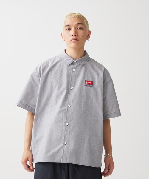ナイキ ライフ メンズ ショートスリーブ ボタンダウン トップス / Nike