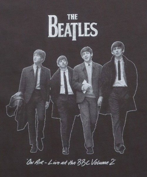 SVEC(シュベック)の「BEATLES ビートルズ レコードプリント S/S Tシャツ(Tシャツ/カットソー・レディース・チャコールグレー・LL/M/L)」の4枚目の写真