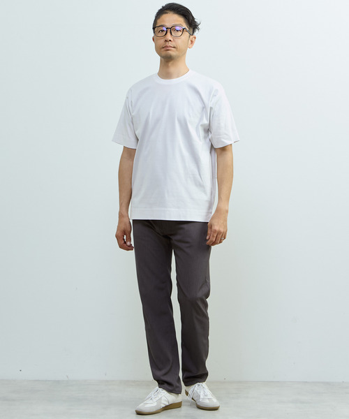 MEN'S MELROSE(メンズメルローズ)の「マーセライズドスムースTシャツ(Tシャツ/カットソー・メンズ・ホワイト/ミント・2/3)」の15枚目の写真