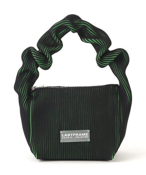 LASTFRAME（ラストフレーム）の「【LASTFRAME/ラストフレーム】クシュクシュバッグ KASANE KUSHU KUSHU BAG L26204（ハンドバッグ・レディース・ピンク系その他2/ブラック/オフホワイト・FREE）」の2枚目の写真
