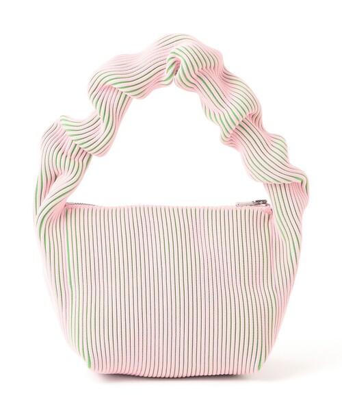 LASTFRAME（ラストフレーム）の「【LASTFRAME/ラストフレーム】クシュクシュバッグ KASANE KUSHU KUSHU BAG L26204（ハンドバッグ・レディース・ピンク系その他2/ブラック/オフホワイト・FREE）」の9枚目の写真