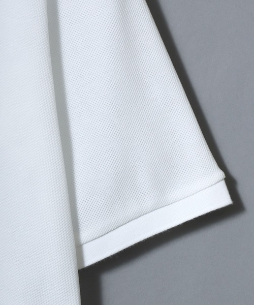 ANPAS(アンパス)の「SOLOTEX Easy-Care Pique Polo / SOLOTEX カノコポロシャツ 半袖 メンズ ビジカジ 鹿の子 オフィスカジュアル(ポロシャツ・メンズ・ブラック/ホワイト/チャコール/ネイビー・M/L/LL)」の7枚目の写真