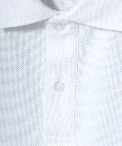ANPAS(アンパス)の「SOLOTEX Easy-Care Pique Polo / SOLOTEX カノコポロシャツ 半袖 メンズ ビジカジ 鹿の子 オフィスカジュアル(ポロシャツ・メンズ・ブラック/ホワイト/チャコール/ネイビー・M/L/LL)」の8枚目の写真