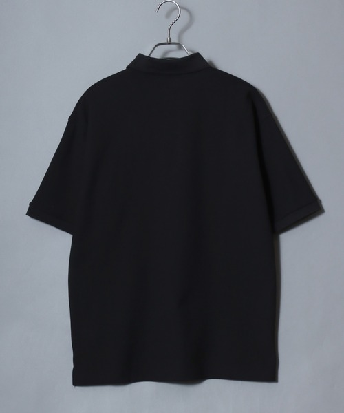 ANPAS(アンパス)の「SOLOTEX Easy-Care Pique Polo / SOLOTEX カノコポロシャツ 半袖 メンズ ビジカジ 鹿の子 オフィスカジュアル(ポロシャツ・メンズ・ブラック/ホワイト/チャコール/ネイビー・M/L/LL)」の20枚目の写真