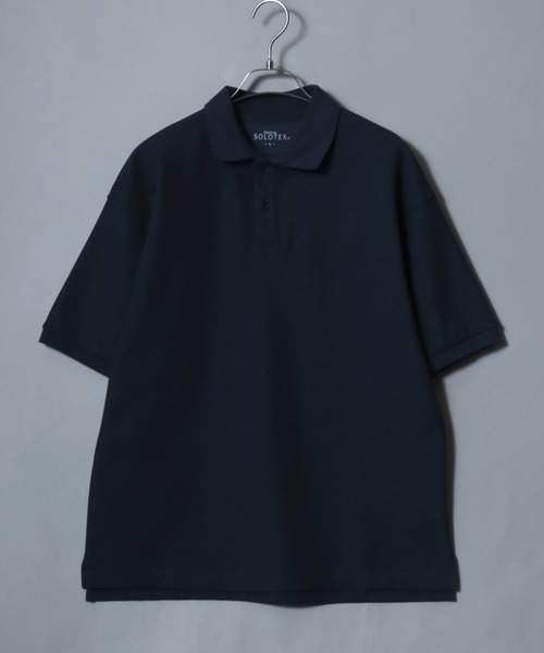 ANPAS(アンパス)の「SOLOTEX Easy-Care Pique Polo / SOLOTEX カノコポロシャツ 半袖 メンズ ビジカジ 鹿の子 オフィスカジュアル(ポロシャツ・メンズ・ブラック/ホワイト/チャコール/ネイビー・M/L/LL)」の15枚目の写真