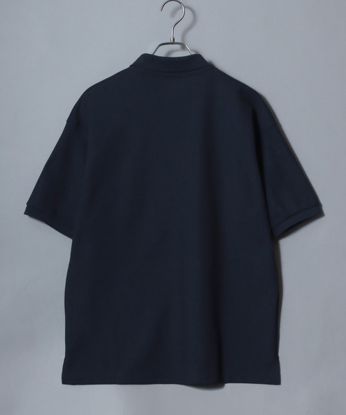 ANPAS(アンパス)の「SOLOTEX Easy-Care Pique Polo / SOLOTEX カノコポロシャツ 半袖 メンズ ビジカジ 鹿の子 オフィスカジュアル(ポロシャツ・メンズ・ブラック/ホワイト/チャコール/ネイビー・M/L/LL)」の14枚目の写真