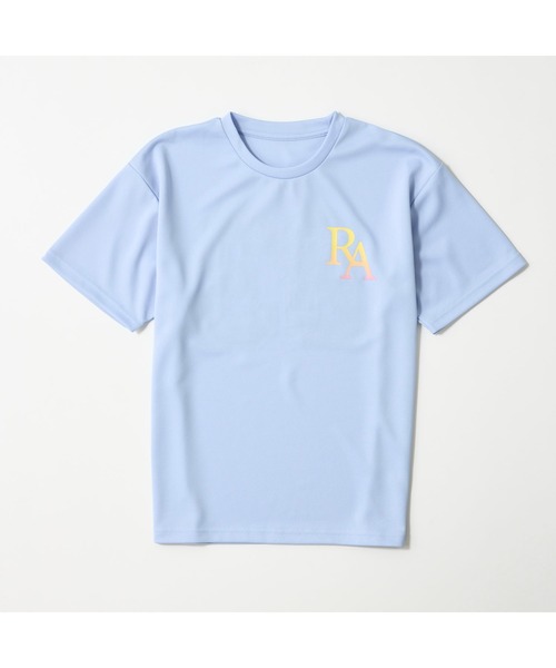 repipi armario(レピピ アルマリオ)の「repipi armario レピピアルマリオ 半袖Tシャツ ゆったりシルエット ナンバリング グラデーション(Tシャツ/カットソー・キッズ・ホワイト/ブラック/サックスブルー・160cm/140cm/150cm/170cm)」の3枚目の写真