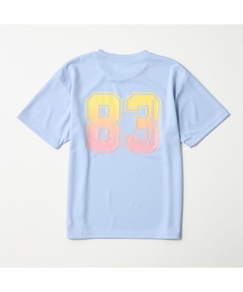 repipi armario(レピピ アルマリオ)の「repipi armario レピピアルマリオ 半袖Tシャツ ゆったりシルエット ナンバリング グラデーション(Tシャツ/カットソー・キッズ・ホワイト/ブラック/サックスブルー・160cm/140cm/150cm/170cm)」の7枚目の写真