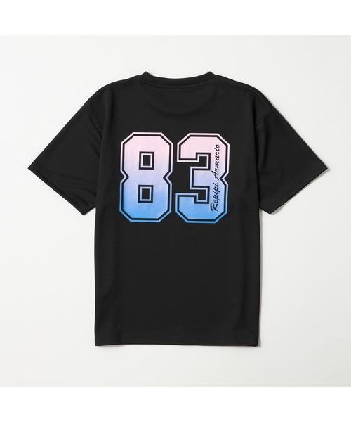 repipi armario(レピピ アルマリオ)の「repipi armario レピピアルマリオ 半袖Tシャツ ゆったりシルエット ナンバリング グラデーション(Tシャツ/カットソー・キッズ・ホワイト/ブラック/サックスブルー・160cm/140cm/150cm/170cm)」の12枚目の写真