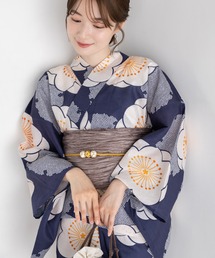 セール】オリジナルフラワー柄浴衣（浴衣）｜axes femme（アクシーズ