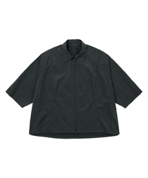 Nylon Cape Shirt [CHARCOAL]