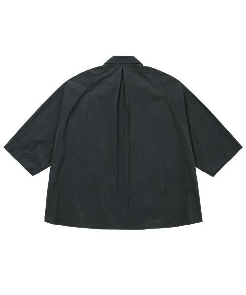 AJOBYAJO（アジョバイアジョ）の「Nylon Cape Shirt [CHARCOAL]（シャツ/ブラウス・レディース・その他・LARGE/X-LARGE）」の8枚目の写真