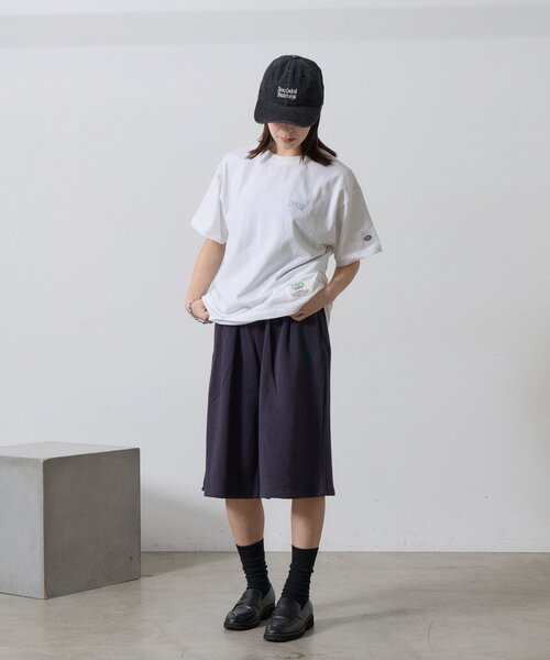 goocy（グーシー）の「【DISCUS】グラフィック半袖T（Tシャツ/カットソー・レディース・ネイビー/オレンジ/ホワイト・FREE）」の11枚目の写真