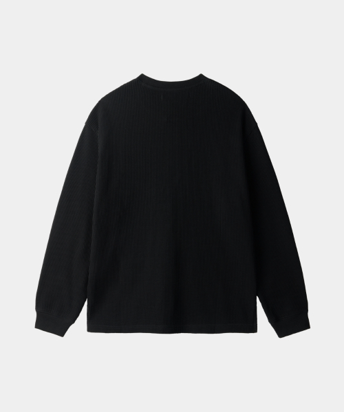 MAISON MINED(メゾンミネド)の「BASIC WAFFLE HENLEY NECK BLACK(Tシャツ/カットソー・メンズ・その他・SMALL/MEDIUM/LARGE)」の9枚目の写真