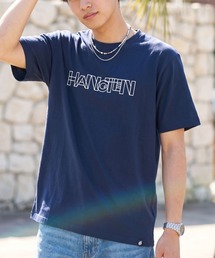 【HANGTEN/ハンテン】スノードライリーシュコードプリントTシャツ/【速乾素材】サラサラ 夏 カジュアル サーフ