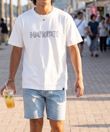 【HANGTEN/ハンテン】スノードライリーシュコードプリントTシャツ/【速乾素材】サラサラ 夏 カジュアル サーフ