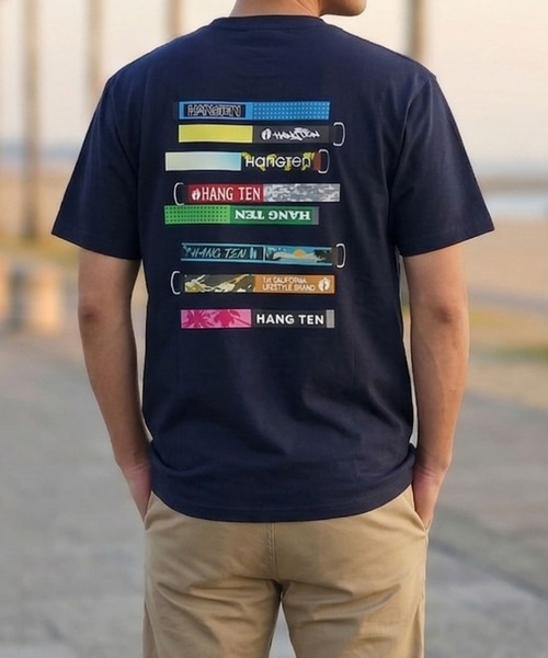 HANGTEN(ハンテン)の「【HANGTEN/ハンテン】スノードライリーシュコードプリントTシャツ/【速乾素材】サラサラ 夏 カジュアル サーフ(Tシャツ/カットソー・メンズ・ホワイト/グレー/ネイビー・X-LARGE/LARGE/MEDIUM)」の5枚目の写真