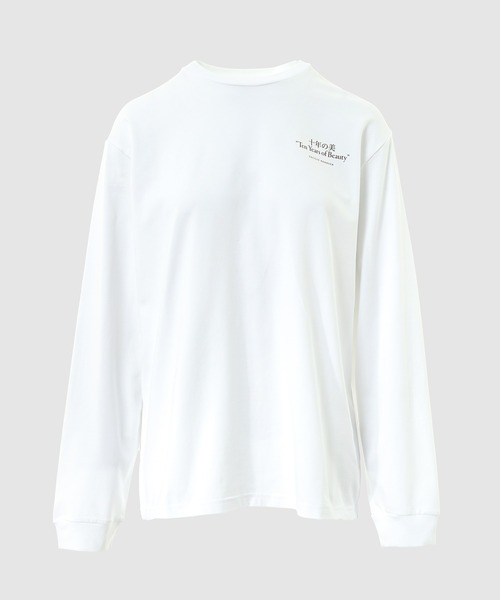 CECILIE BAHNSEN(セシリー バンセン)の「LONG SLEEVE T-SHIRT-TEN YEARS OF BEAUTY(Tシャツ/カットソー・レディース・レッド・S/M)」の1枚目の写真