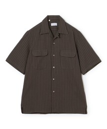 【別注】Salvatore Piccolo BRYAN コットンドビー オープンカラー ハーフスリーブシャツ