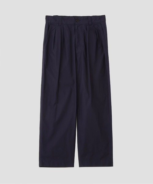 MHL.(エムエイチエル)の「FINE COMPACT COTTON POPLIN(その他パンツ・メンズ・ネイビー/ベージュ・SMALL/MEDIUM/LARGE/X-LARGE)」の7枚目の写真