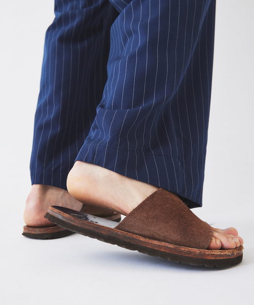 JOURNAL STANDARD relume(ジャーナルスタンダード レリューム)の「ヒールカット TR ルーズ ライトスラックス(スラックス・メンズ・ブラック系その他/ブラック/ダークブルー・SMALL/MEDIUM/LARGE)」の3枚目の写真