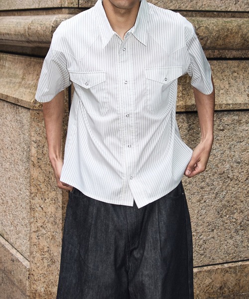 kutir(クティール)の「ASSORTED RING SNAP WESTERN SHIRT/アソートリングスナップウエスタンシャツ(シャツ/ブラウス・メンズ・ボルドー/グリーン/オフホワイト/ライトブルー・MEDIUM/LARGE)」の2枚目の写真