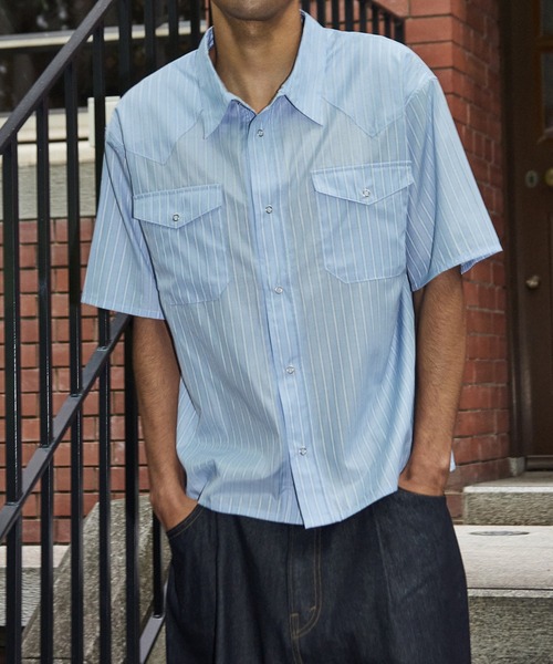 kutir(クティール)の「ASSORTED RING SNAP WESTERN SHIRT/アソートリングスナップウエスタンシャツ(シャツ/ブラウス・メンズ・ボルドー/グリーン/オフホワイト/ライトブルー・MEDIUM/LARGE)」の4枚目の写真
